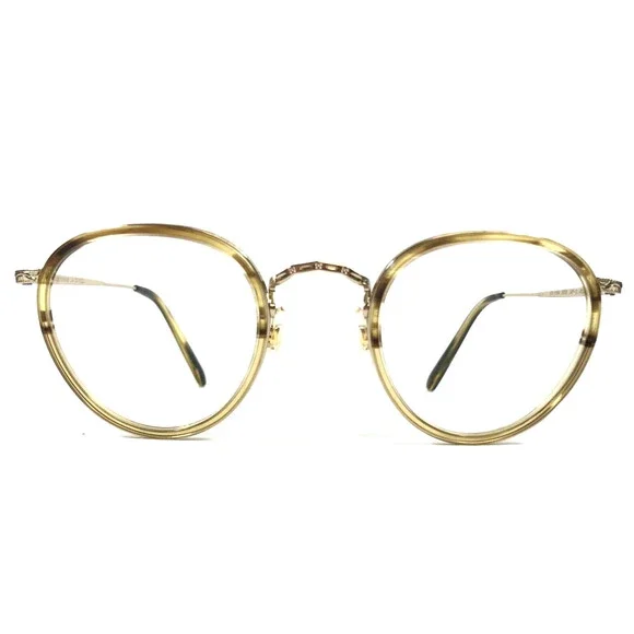 Oliver Peoples Vintage Eyeglasses Frames OV1104 5330 MP-2 Canarywood 48-24-148 - Picture 2 of 14